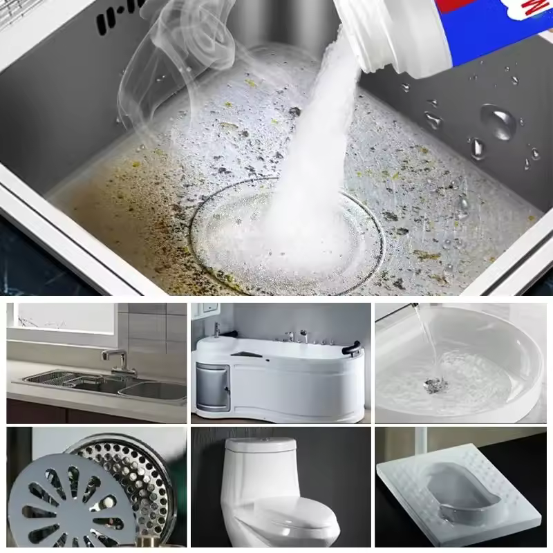 Poudre De Déboucheur De Canalisation ULTRA EFFICACE